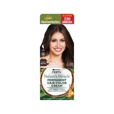 HAIRFIX HAIRFIX Nature's Miracle Permanent Color Cream 220ml - Dark Brown