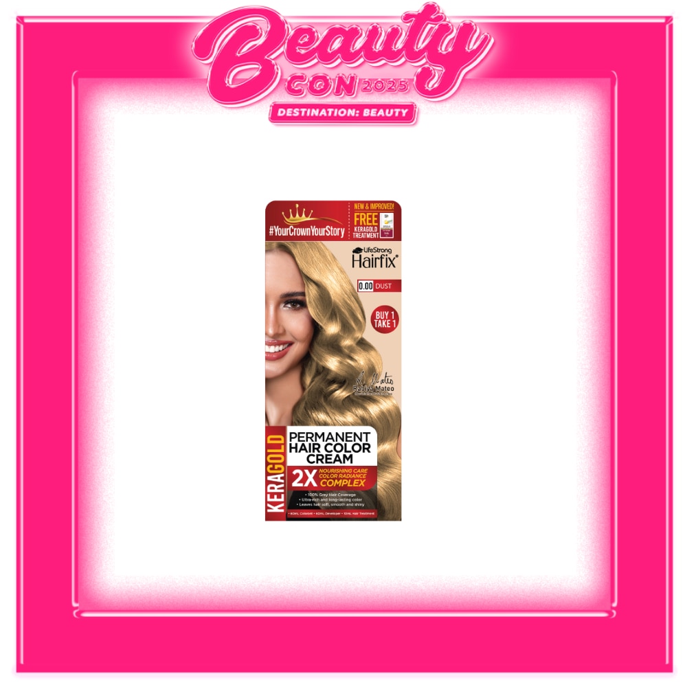 Hairfix Kera Permanent Hair Color Cream 120Ml   Dust