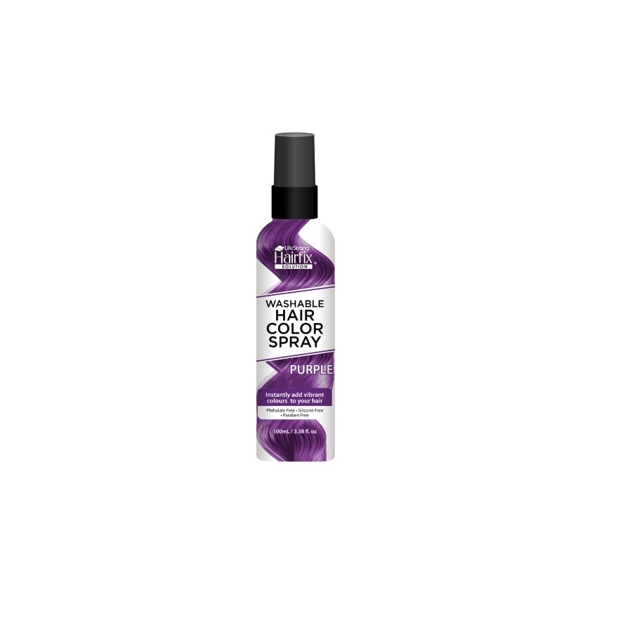 HAIRFIX Washable Hair Color Spray 100ml Purple