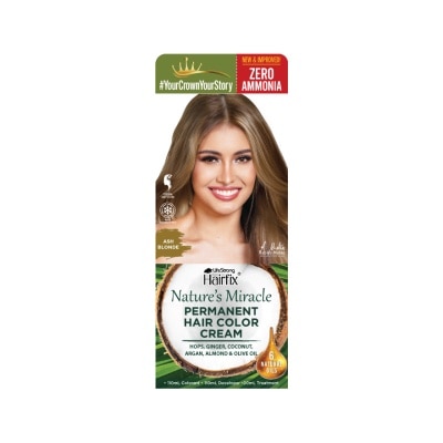 HAIRFIX Hairfix Nature's Miracle Permanent Color Cream 220ml - Ash Blonde