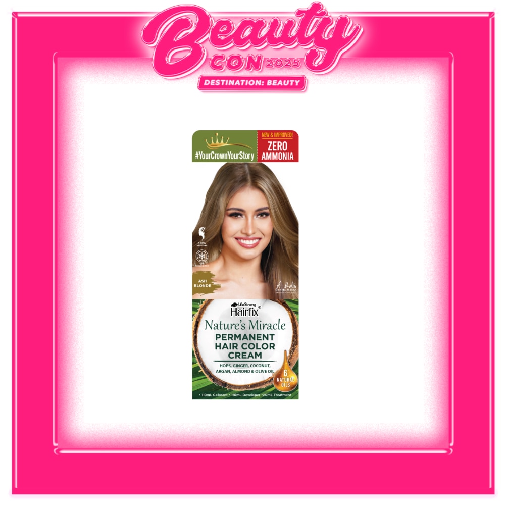 Hairfix Nature's Miracle Permanent Color Cream 220ml - Ash Blonde