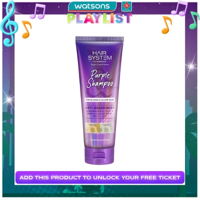 HAIR SYSTEM WS WATSONS Hair System Purple Shampoo 250ml