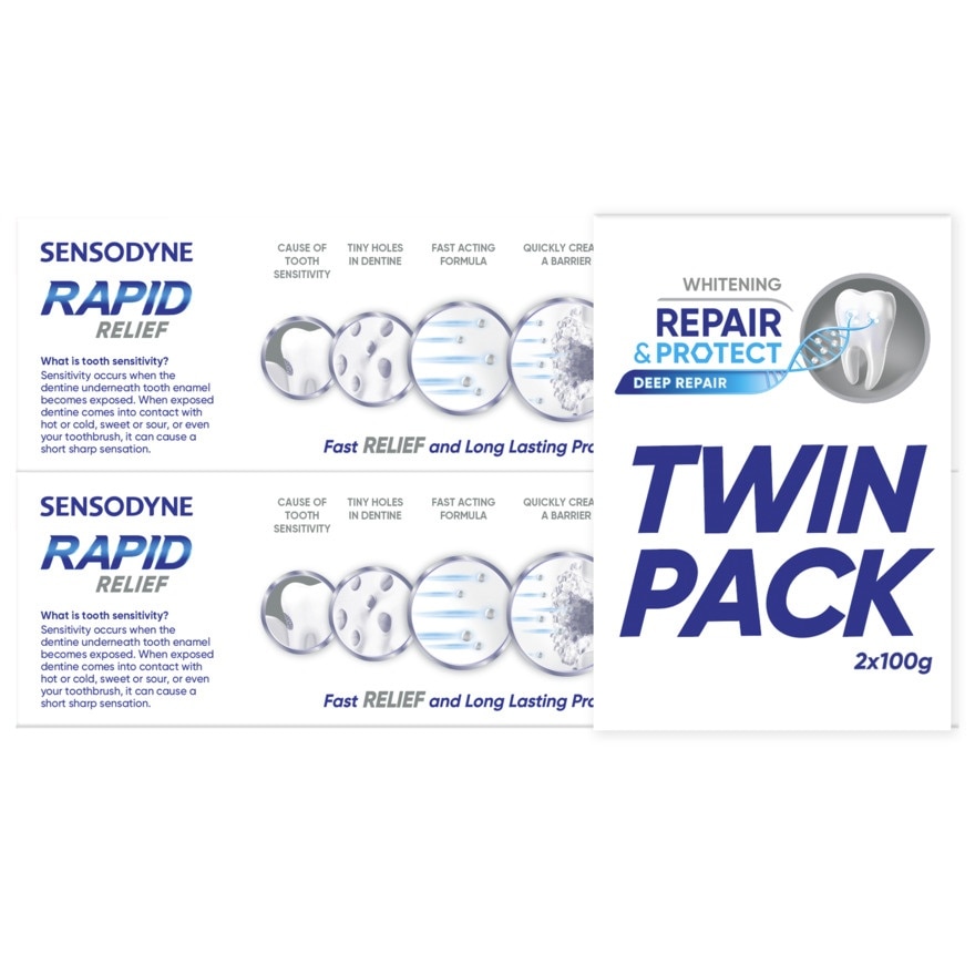 SENSODYNE Repair + Protect Whitening Twin Pack