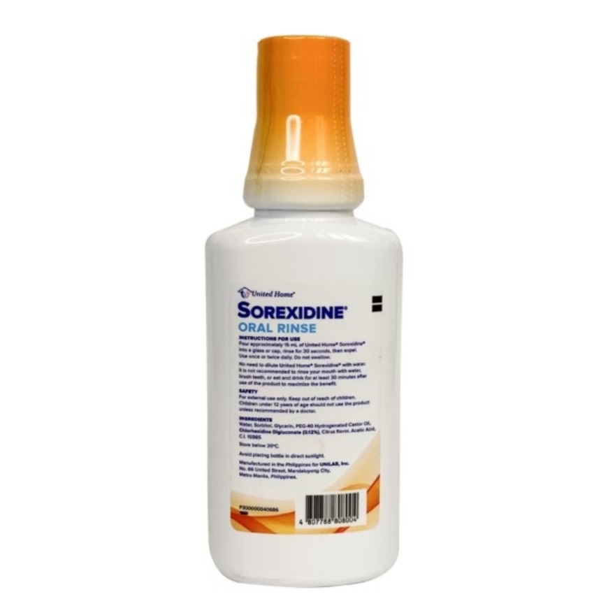 UNITED HOME Sorexidine Mouthwash 300ml 1 Bottle