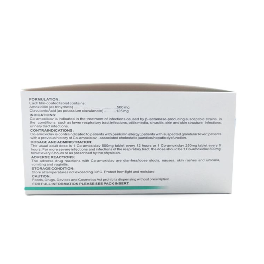 Myclav-625 625mg Film-Coated Tablet [PRESCRIPTION REQUIRED]