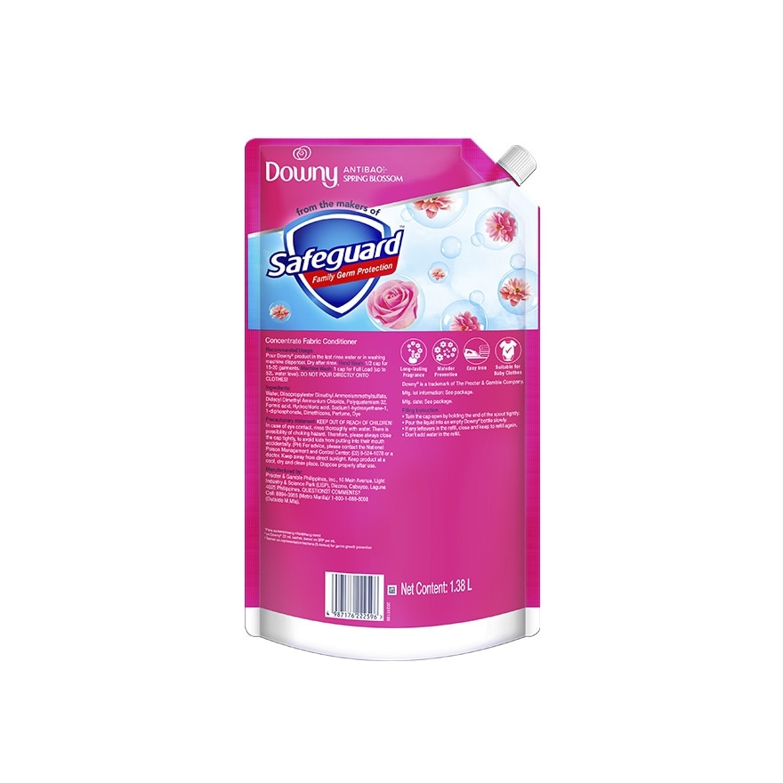 DOWNY Fabric Conditioner Spring Blossom Refill 1.38L