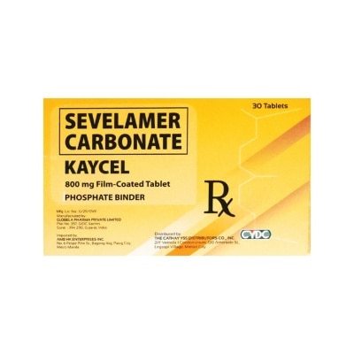 KAYCEL KAYCEL 800mg Film Coated Tablet Sold Per Piece [PRESCRIPTION REQUIRED]