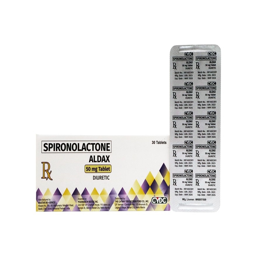 ALDAX 50mg Tablet Sold Per Piece [PRESCRIPTION REQUIRED]