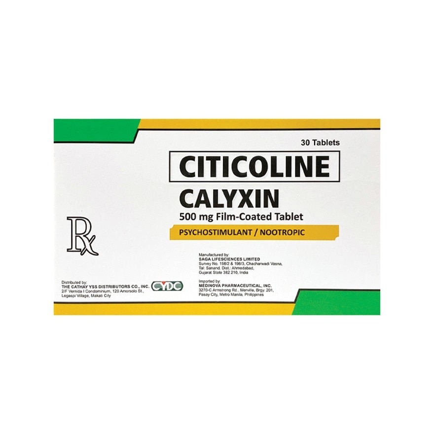 CALYXIN 500mg Film Coated Tablet Sold Per Piece [PRESCRIPTION REQUIRED]