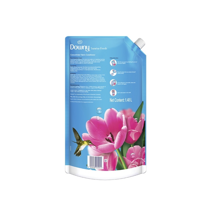 DOWNY Fabric Conditioner Sunrise Fresh Refill 1.48L