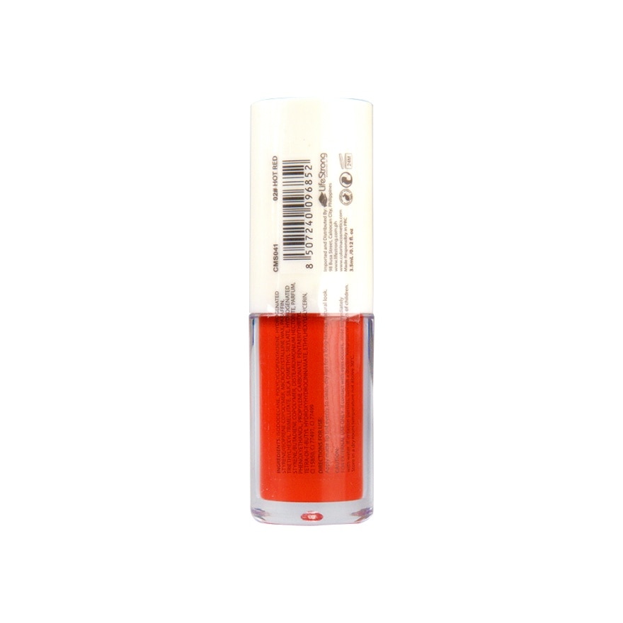 COLORINA Makeupstudio Matte Lip Tint 02# Hot Red