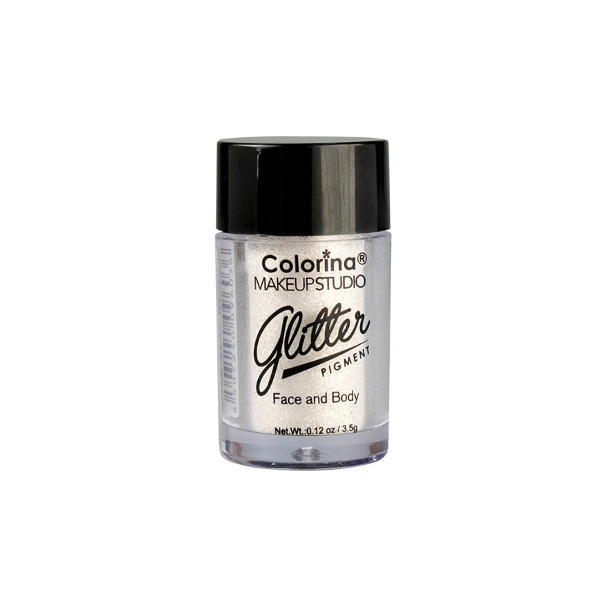 COLORINA Makeupstudio Glitter Pigment Face And Body 02 Silver