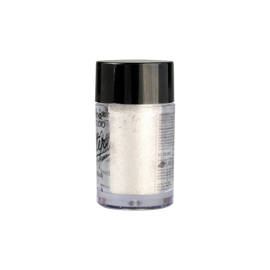 COLORINA Makeupstudio Glitter Pigment Face And Body 02 Silver