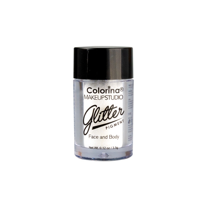 COLORINA Makeupstudio Glitter Pigment Face And Body 01 White