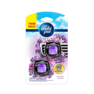 AMBIPUR AMBIPUR Car Clip Lavender Value Pack