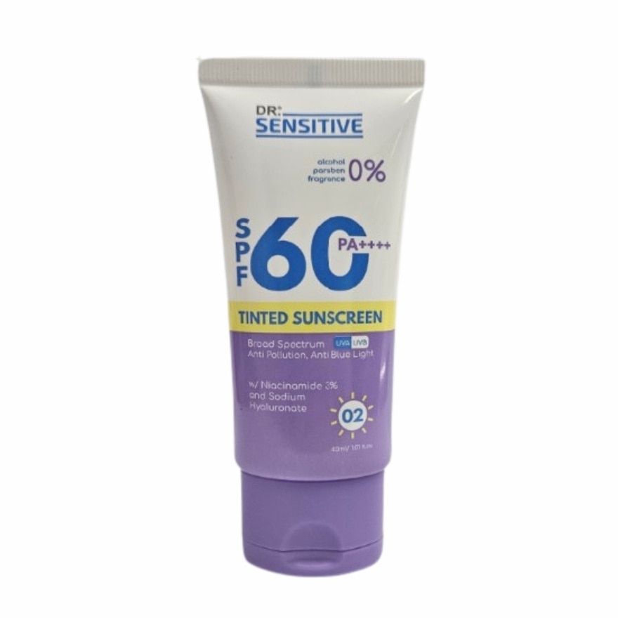 DR SENSITIVE Tinted Sunscreen SPF60++++ Shade 2 40ml