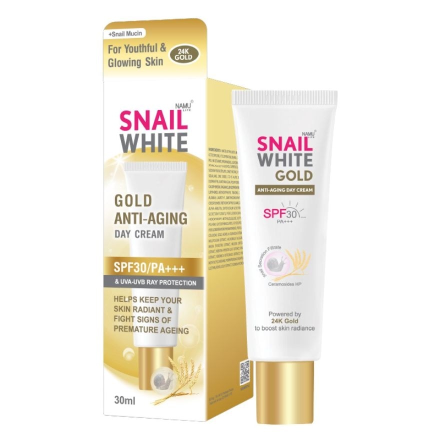 SNAILWHITE Gold Anti-Aging Day Cream SPF 30/PA+++ 30ml