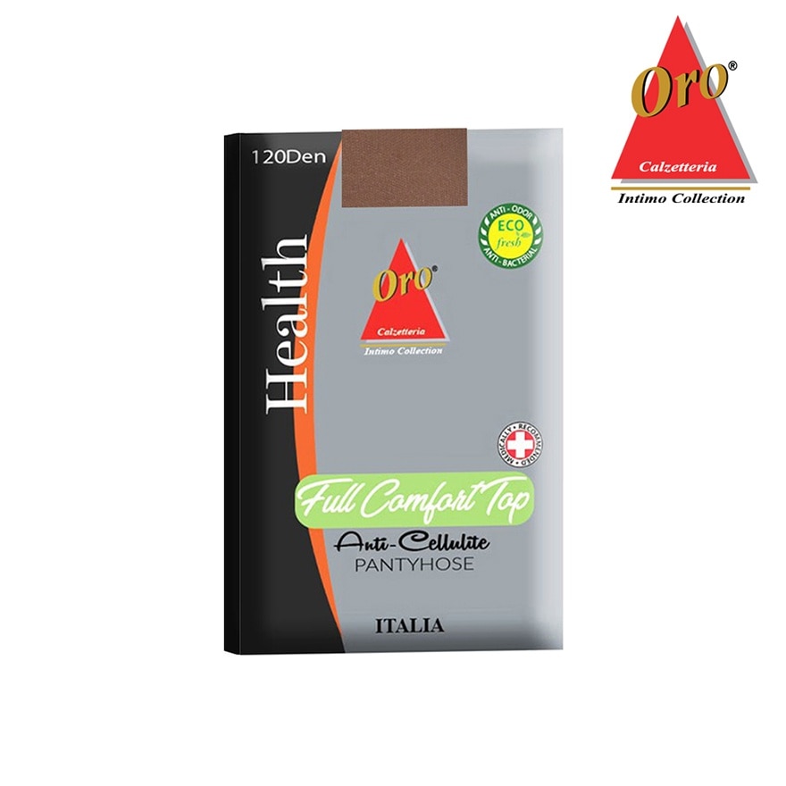 ORO Full Comfort Top Anti Cellulite Pantyhose Dark Gray