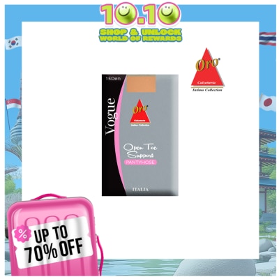 ORO INTIMO ORO Open Toe Support Pantyhose