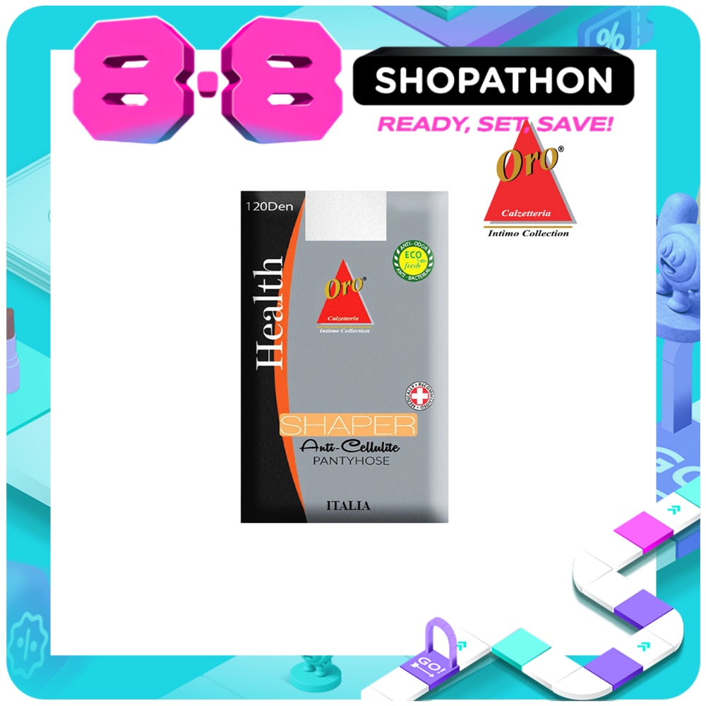 ORO Shaper Anti Cellulite Pantyhose White image