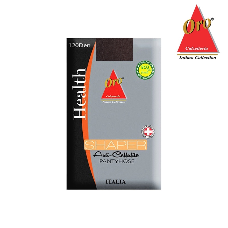 ORO Shaper Anti Cellulite Pantyhose Barely Black