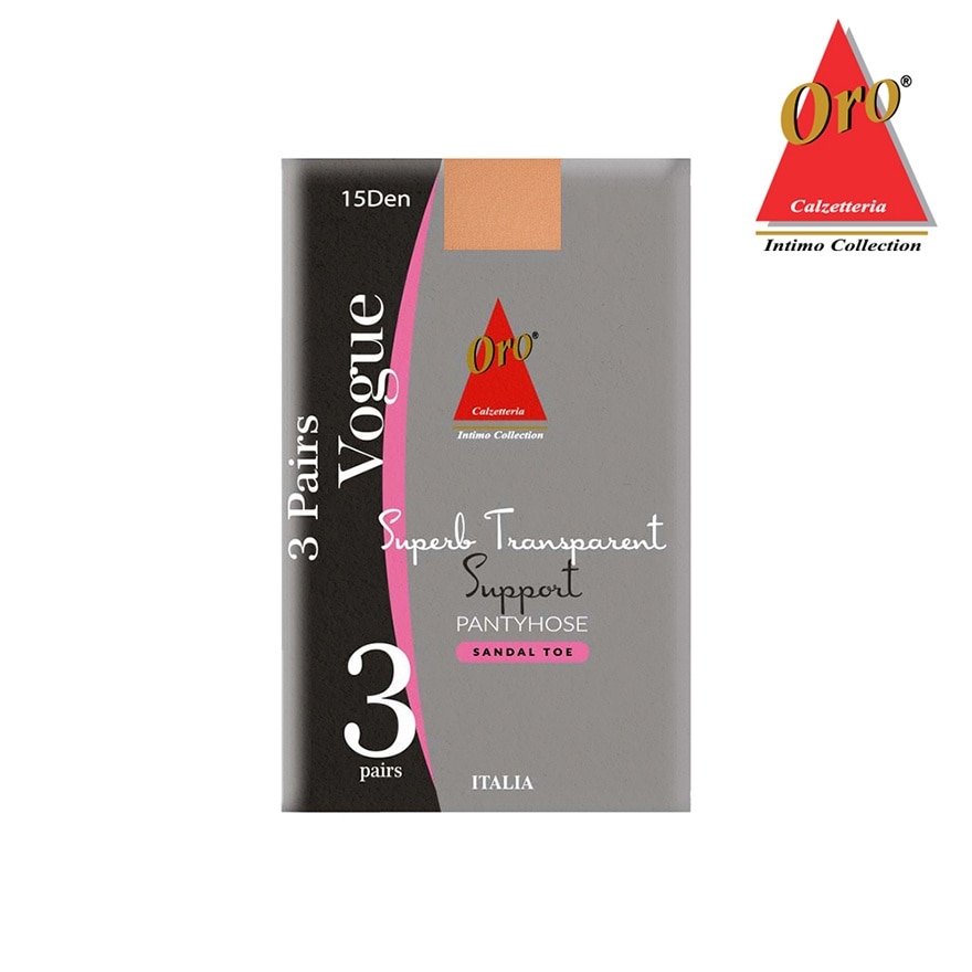 ORO 3 Pairs Superb Transparent Support