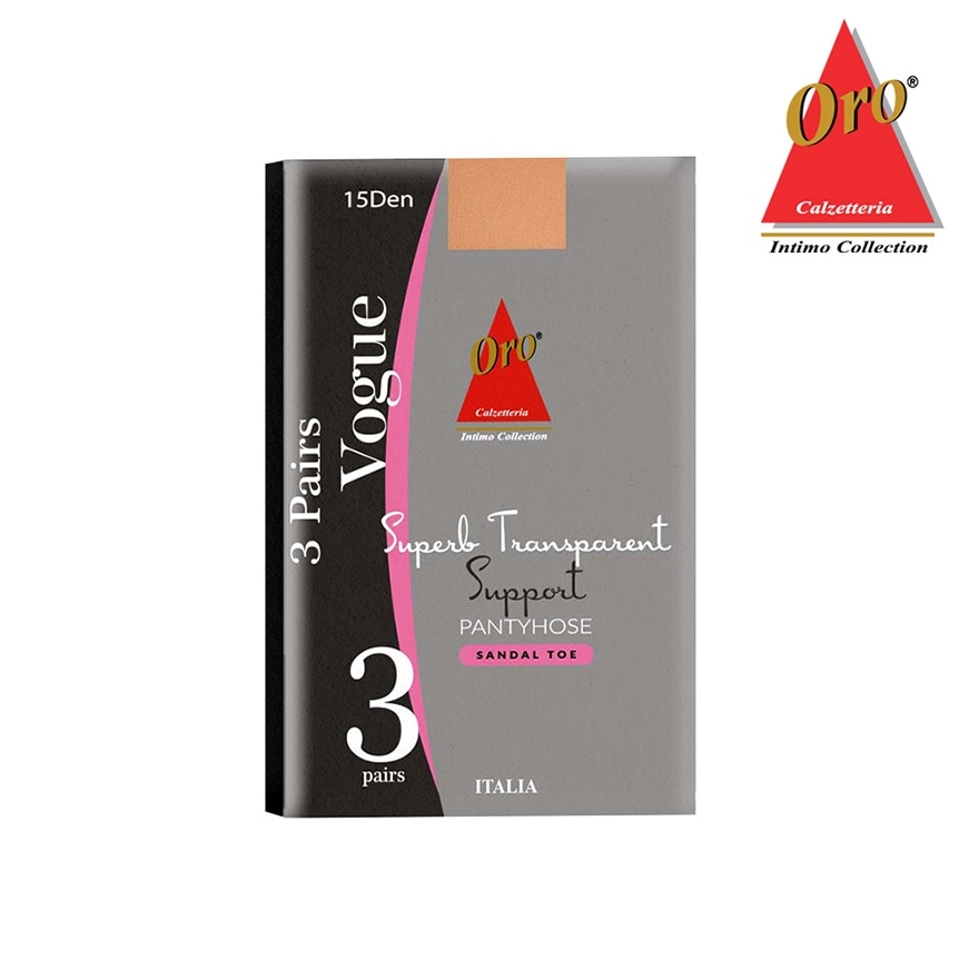 ORO 3 Pairs Superb Transparent Support
