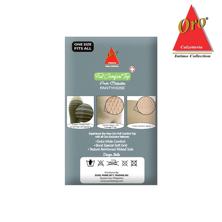 ORO Full Comfort Top Anti Cellulite Pantyhose