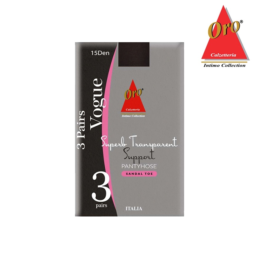 ORO 3 Pairs Superb Transparent Support
