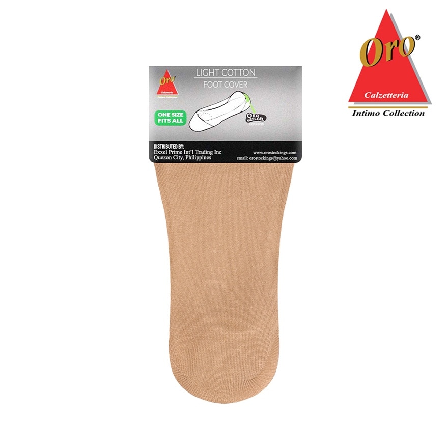 ORO 3 Pairs Light Cotton Foot Cover