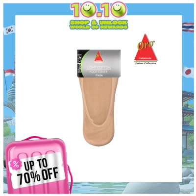 ORO INTIMO ORO 3 Pairs Light Cotton Foot Cover