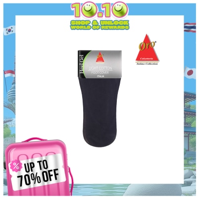 ORO INTIMO ORO 3 Pairs Light Cotton Foot Cover