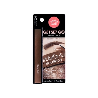 CATHY DOLL CATHY DOLL Get Set Go Browcara # 3.2g - 02 Caramel Brown