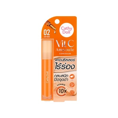 CATHY DOLL CATHY DOLL  Vit C Ampoule Concealer 4.1g - 02 Light Beige