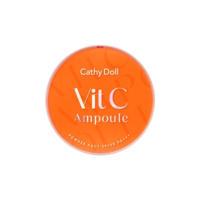 CATHY DOLL CATHY DOLL Vit C Ampoule Powder Pact SPF50 PA+++ 02 Light Beige