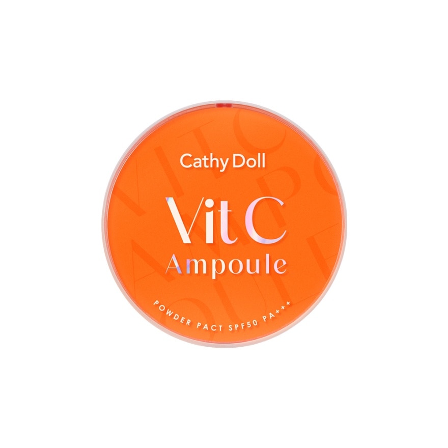 CATHY DOLL Vit C Ampoule Powder Pact SPF50 PA+++ 02 Light Beige