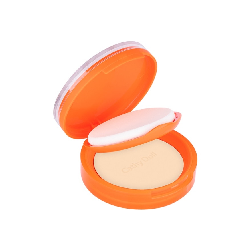 CATHY DOLL Vit C Ampoule Powder Pact SPF50 PA+++ 02 Light Beige