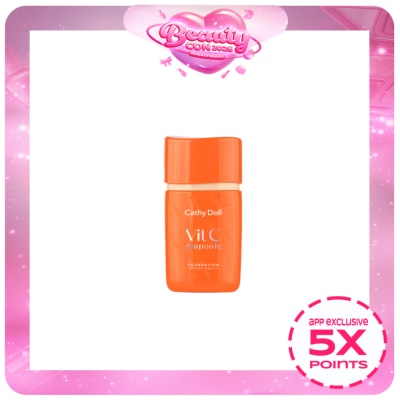 CATHY DOLL - CATHY DOLL Vit C Ampoule Foundation SPF50 PA+++ #02 Light Beige