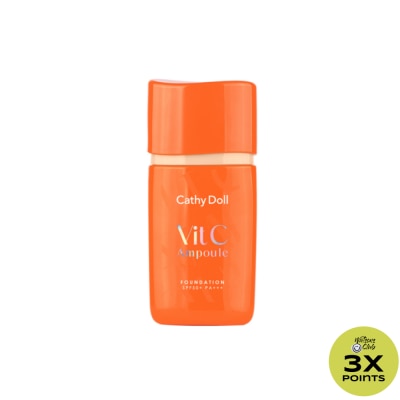 CATHY DOLL CATHY DOLL Vit C Ampoule Foundation SPF50 PA+++ #02 Light Beige