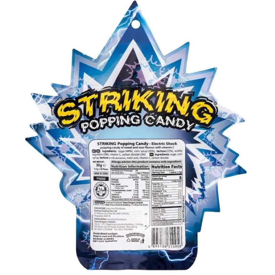 KIDSMANIA Striking Popping Candy Electricshock 15g