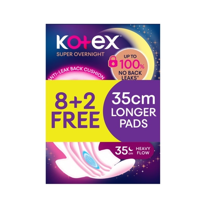 KOTEX Luxe 32cm 8s With Free Super Overnight 35cm 2s