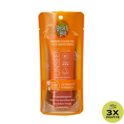 BEACH HUT BEACH HUT SPF50+Unseen Clear Gel Face Sunscreen