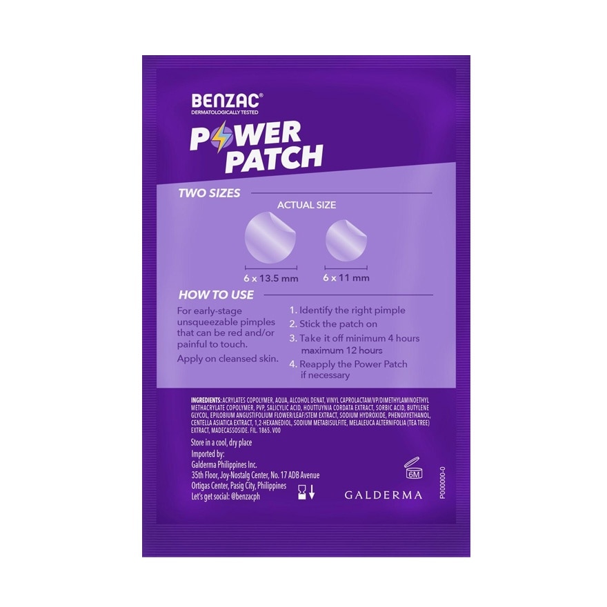 BENZAC Power Patch Sachet