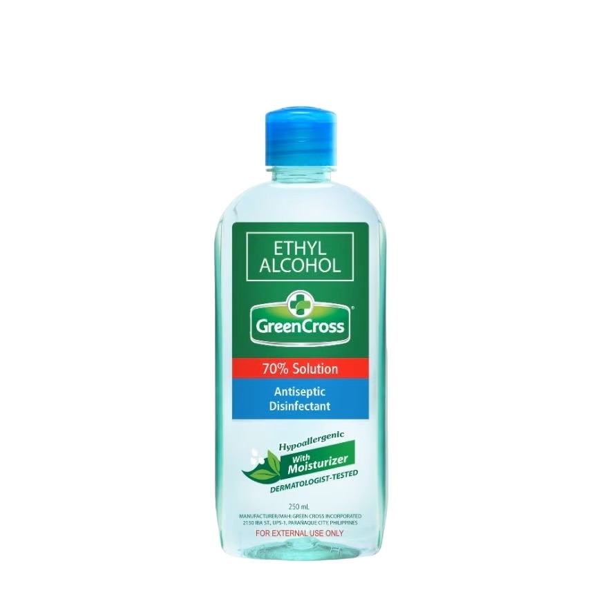 GREEN CROSS Alcohol 70% Ethyl w/ Moisturizer 250ml