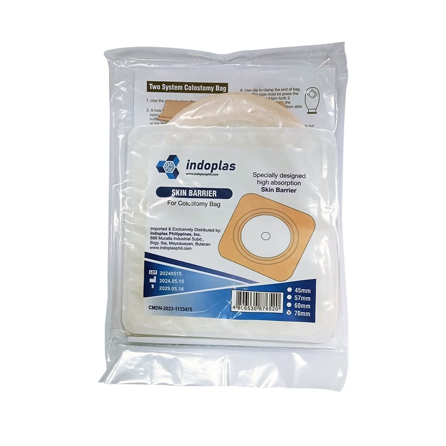 INDOPLAS Colostomy Bag 70mm