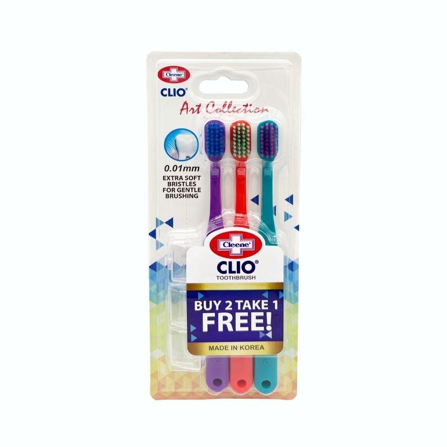 CLEENE Clio Art Collection Buy 2 Take 1 Toothbrush
