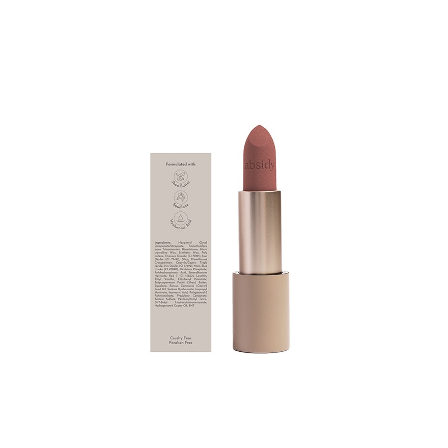 ABSIDY Cashmere Kiss Matte Lipstick Dawn 3 2g