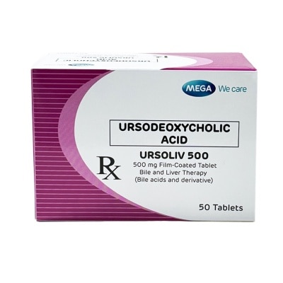 URSOLIV URSOLIV 500 Bile Acids and Derivative Film Coated Tablet 500g Sold Per Piece [PRESCRIPTION REQUIRED]