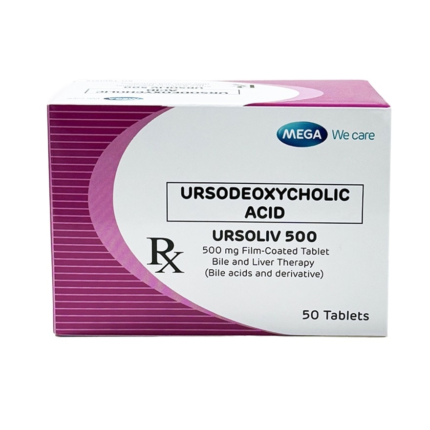 URSOLIV 500 Bile Acids and Derivative Film Coated Tablet 500g Sold Per Piece [PRESCRIPTION REQUIRED]