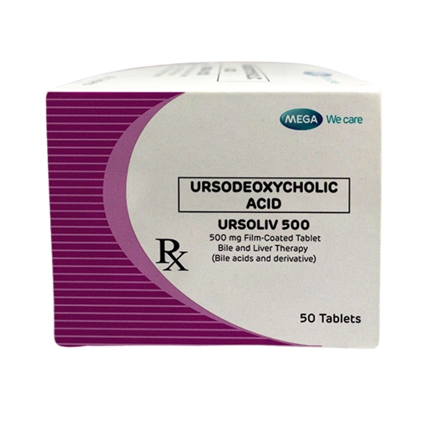 URSOLIV 500 Bile Acids and Derivative Film Coated Tablet 500g Sold Per Piece [PRESCRIPTION REQUIRED]